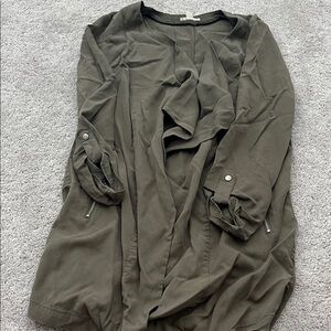 Lila Rose Khaki Trench Coat